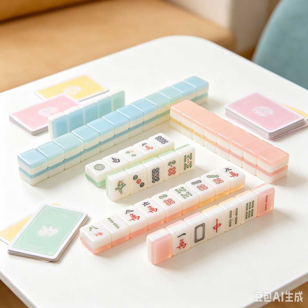 gloss finish mahjong tiles