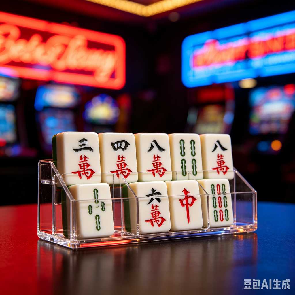 logo engrave mahjong tiles