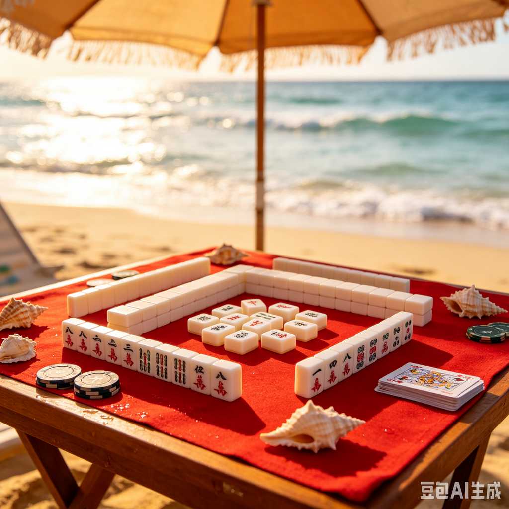 small portable mahjong set