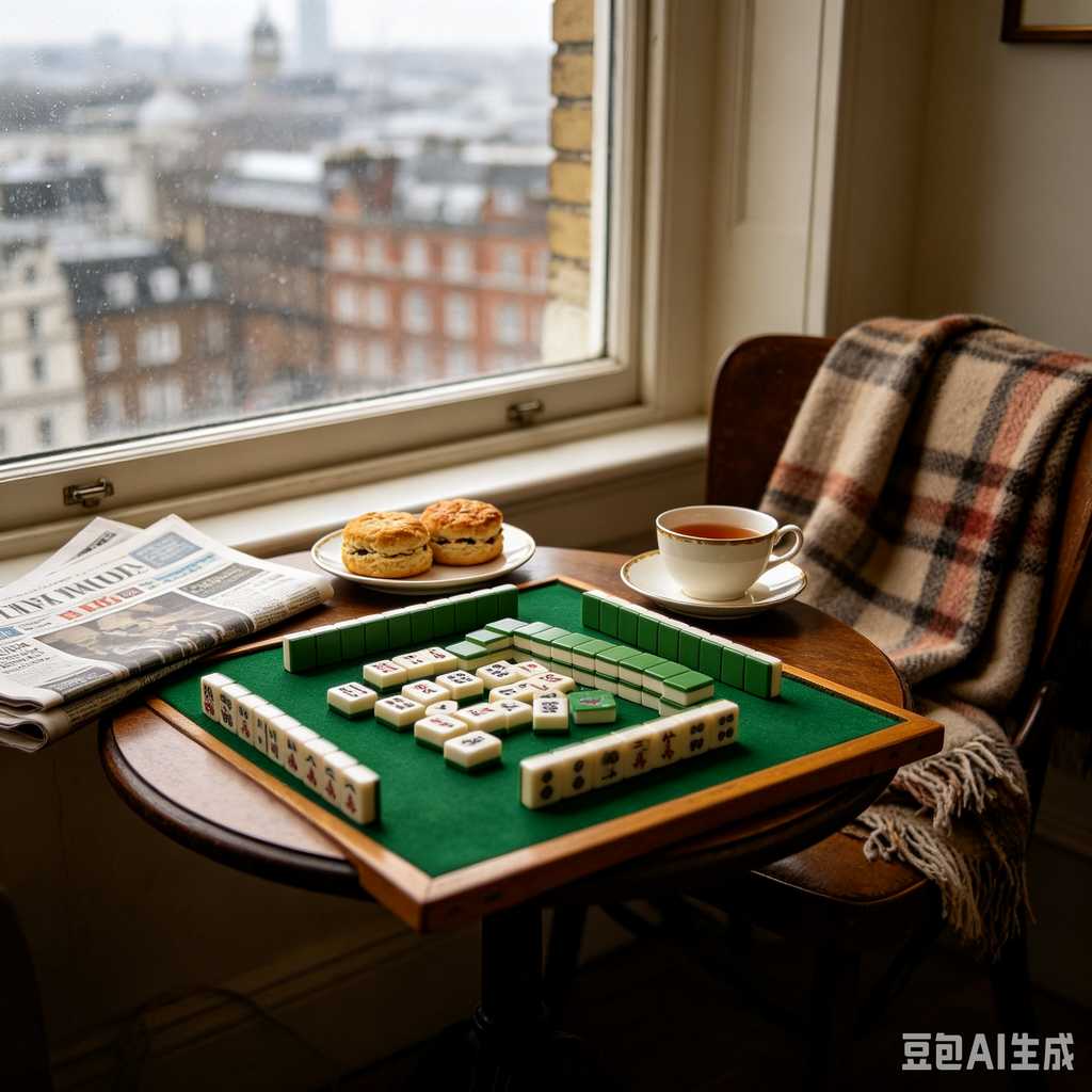 muted color mahjong set